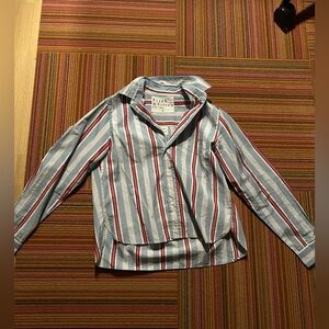 Frank & Eileen Striped Button-Up Shirt – XS